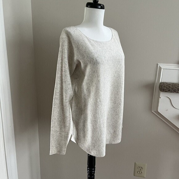 VINCE Cashmere Wool Pullover Tunic Sweater S  Academia costal Grandma cabincore - Picture 9 of 11